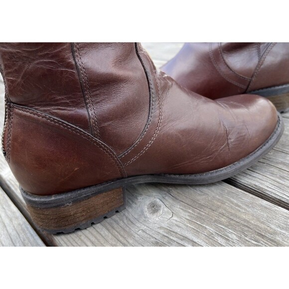 UGG Seldon Women's 6.5 Brown Leather Tall Riding Boots 1006038 - Picture 13 of 16